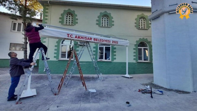 Akhisar Belediyesi Camilere Desteğe Devam Ediyor