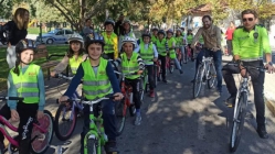 Çocuk Trafik Eğitim Parkı’nda eğitimler devam ediyor