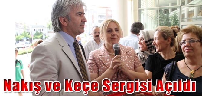 Akhisar Belediyesi Sanat Atölyesi Nakış ve Keçe Sergisi Açıldı