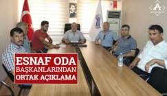 Akhisar Esnaf Odaları Başkanları 15 Temmuz Açıklaması