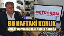 Radyo Metronom'da bu haftaki konuk Akhisar Ziraat odası Başkanı Ahmet Akbuğa