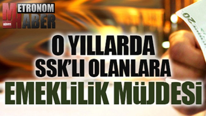 1 Ekim 2008 öncesi Sigortalı Olanlara Emeklilik Müjdesi