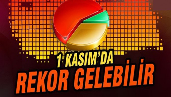 1 Kasım seçim sonuçları rekor gelebilir!