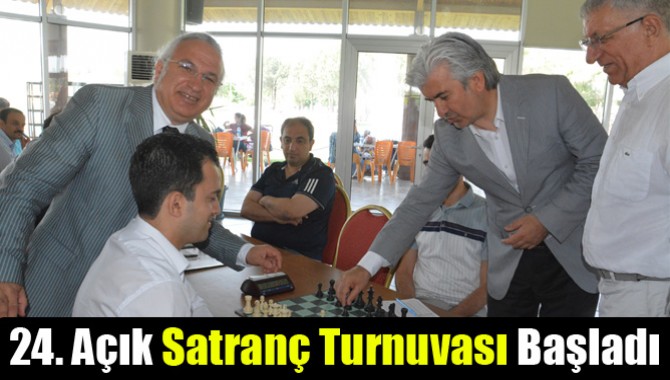24. Açık Satranç Turnuvası Başladı