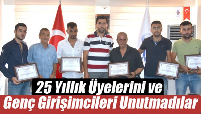 25 Yıllık Üyelerini ve Genç Girişimcileri Unutmadılar