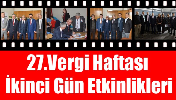 27.Vergi Haftası İkinci Gün Etkinlikleri