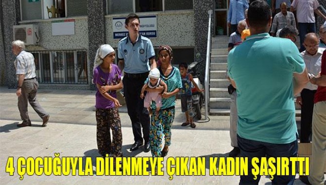 4 Çocuğuyla Dilenmeye Çıkan Kadın Şaşırttı