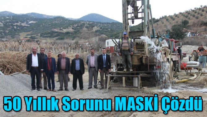 50 Yıllık Sorunu MASKİ Çözdü