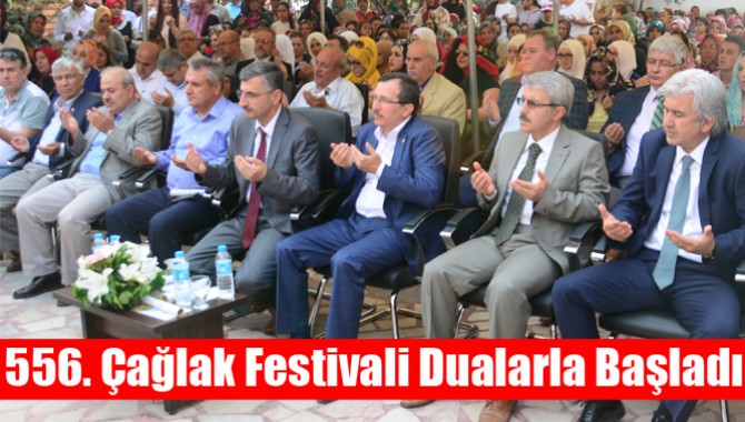 556. Çağlak Festivali Dualarla Başladı