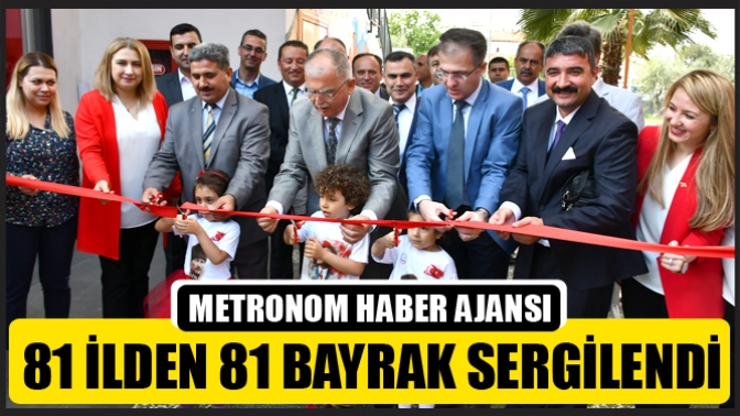 81 İlden 81 Bayrak Sergilendi