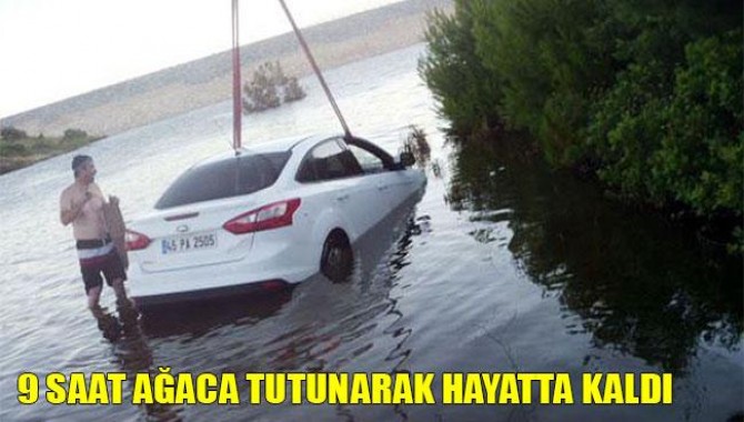 9 Saat Ağaca Tutunarak Hayatta Kaldı