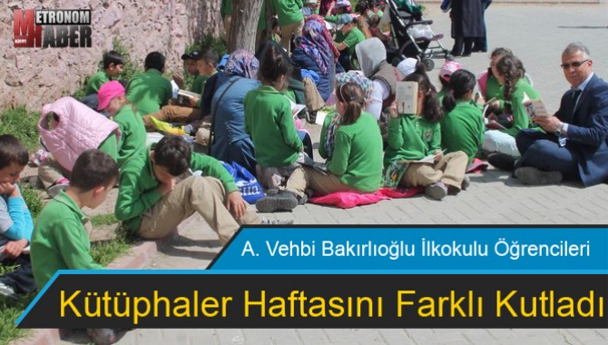 A. Vehbi Bakırlıoğlu İlkokulu Öğrencileri Kütüphaler Haftasını Farklı Kutladı