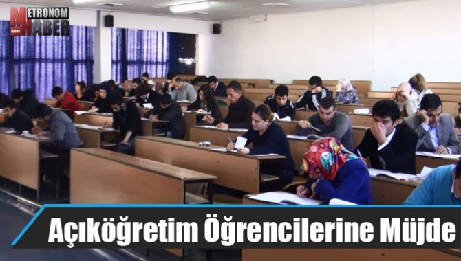 Açıköğretim Öğrencilerine Müjde