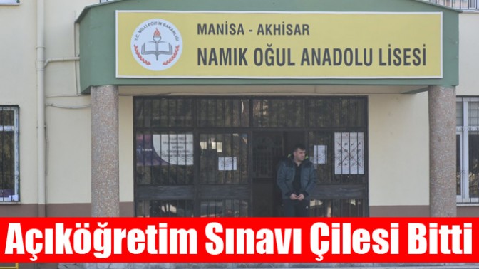 Açıköğretim Sınavı Çilesi Bitti