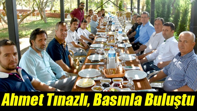 Ahmet Tınazlı, Basınla Buluştu