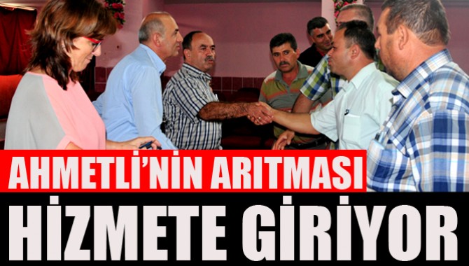 Ahmetli’nin Arıtması Hizmete Giriyor