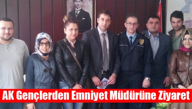 AK Gençlerden Emniyet Müdürüne Ziyaret