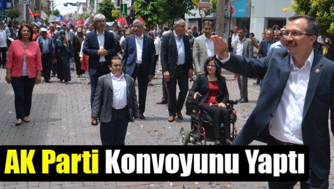 AK Parti Konvoyunu Yaptı