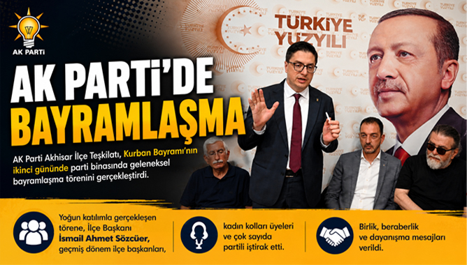 AK Parti'de Bayramlaşma