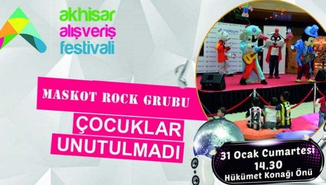 Akhisar Alışveriş Festivalinde Çocuklar Unutulmadı