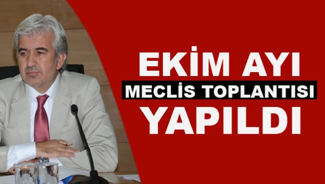 Akhisar Belediyesi Ekim Ayı Meclis Toplantısı Yapıldı