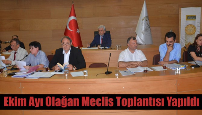 Akhisar Belediyesi Ekim Ayı Olağan Meclis Toplantısı Yapıldı