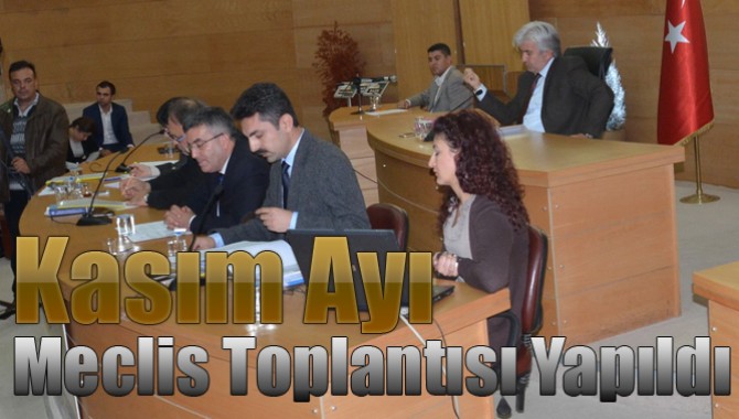 Akhisar Belediyesi Kasım Ayı Meclis Toplantısı Yapıldı