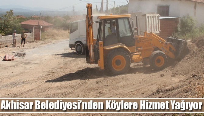 Akhisar Belediyesi’nden Köylere Hizmet Yağıyor