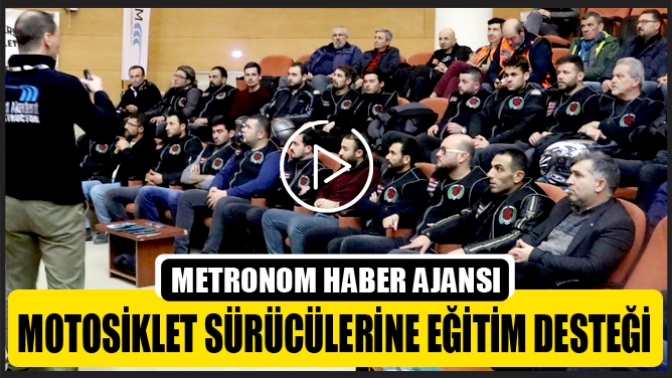 Akhisar Belediyesi’nden Motosiklet Sürücülerine Eğitim Desteği