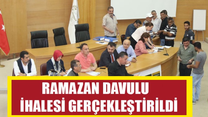 Akhisar Belediyesi, Ramazan Davulu İhalesi Gerçekleştirildi