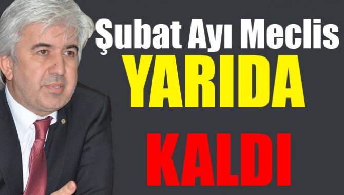 Akhisar Belediyesi Şubat Ayı Meclis Toplantısı Yarıda Kaldı