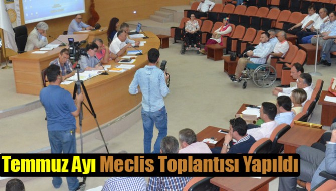 Akhisar Belediyesi Temmuz Ayı Meclis Toplantısı Yapıldı