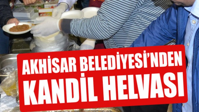 Akhisar Belediyesinden Kandil Helvası