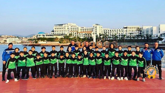 Akhisar Belediyespor 11 Ve 12 Yaş Futbol Takımları Turnuvaya Katıldı