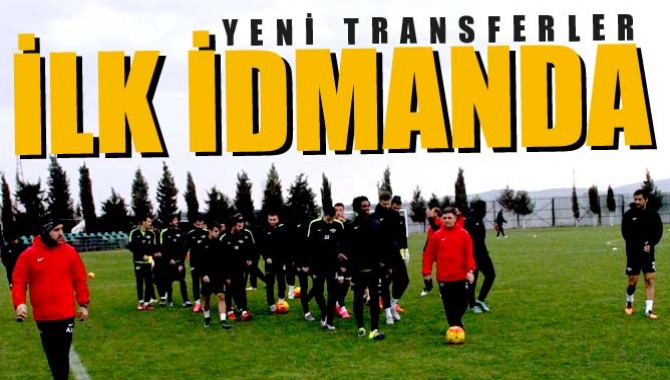 Akhisar Belediyespor’da Yeni Transferler İdmana Çıktı