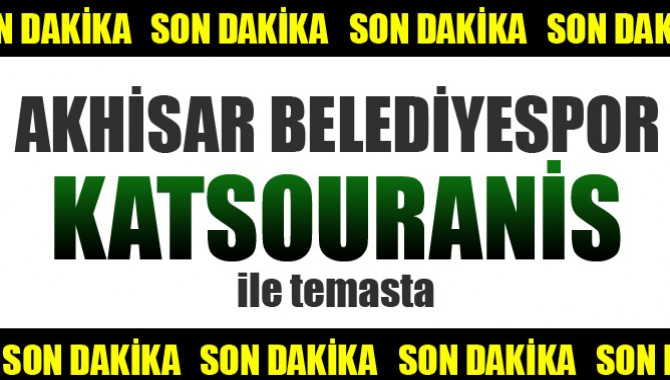 Akhisar Belediyespor Yunanistan Milli Takım kaptanıyla temasta