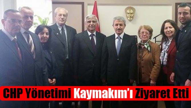 Akhisar CHP Yönetimi Kaymakım’ı Ziyaret Etti