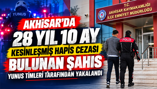 Akhisar’da Aranan Şahıs Yunus Timleri Tarafından Yakalandı