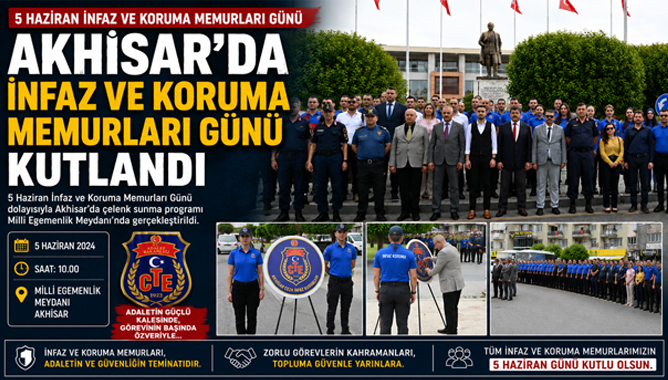 Ceza İnfaz Personeli Günü İlk Kez Kutlandı