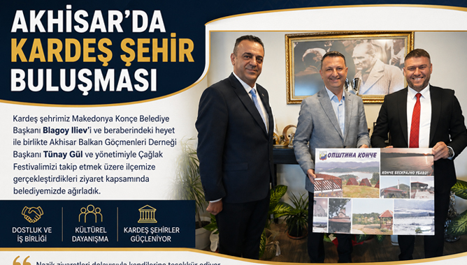 Akhisar’da Kardeş Şehir Buluşması