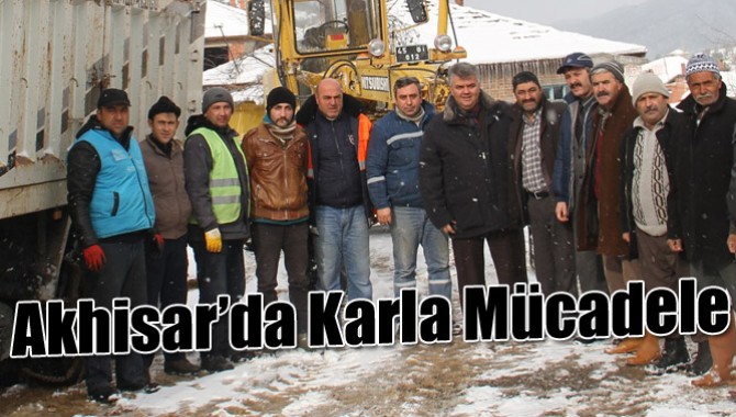 Akhisar’da Karla Mücadele