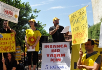 Akhisar’da KESK İnsanca Yaşam İçin Grev Yaptı