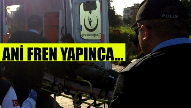 Akhisar’da Motosiklet Kazası; 1 Yaralı