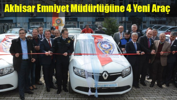 Akhisar Emniyet Müdürlüğüne 4 Yeni Araç