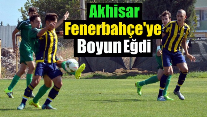 Akhisar, Fenerbahçe'ye Boyun Eğdi
