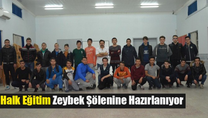 Akhisar Halk Eğitim Zeybek Şölenine Hazırlanıyor