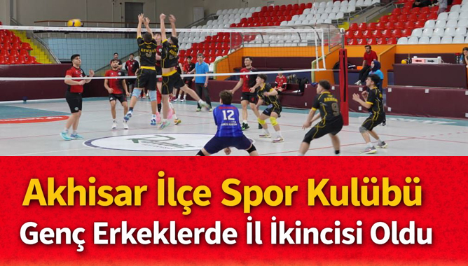 Akhisar İlçe Spor Kulübü Genç Erkeklerde İl İkincisi Oldu