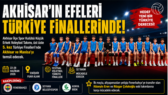 Akhisar’ın Efeleri Türkiye Finallerinde