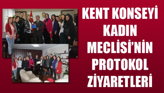 Akhisar Kent Konseyi Kadın Meclisi'nin Protokol Ziyaretleri
