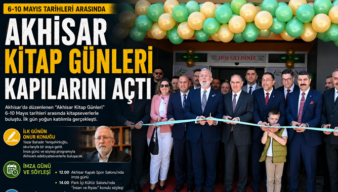 Akhisar Kitap Günleri Kapılarını Açtı